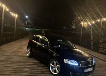 Audi A3 8P 2.0 FSI • 2004 • Czarna • 6 biegów • LED • Subwoofer