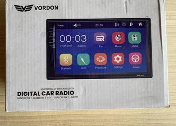 Radio samochodowe VORDON HT-800 Jersey Bluetooth Pilot GRATIS