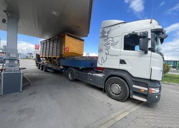 Transport laweta niskopodwoziowa koparek maszyn