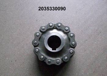 Sprzęgło łańcuchowe 2xZ-14 1" fi 40mm do Rozsiewacza