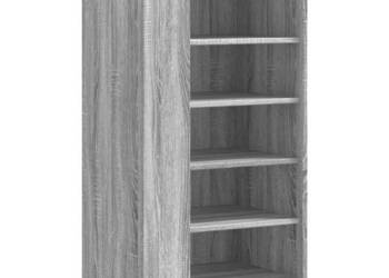 Szafka na buty szary dąb sonoma 52x375x100 cm WM-848449