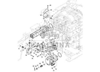 John Deere 9470RX - Kolektor R560383 (Układ hydrauliczny)
