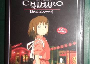 Chihiro og heksene Spiryted Away 2 płyty DVD anime JAPAN