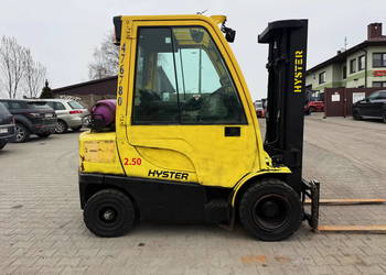 wózek widłowy HYSTER H2.5FT LPG Triplex 4.9m 2.5T kabina 4-sekcja 2012