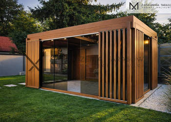 Nowoczesna Altana | Drewniana z lamelami | Na wymiar
