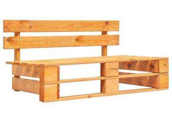 vidaXL Ogrodowa ławka z palet, drewno, miodowy brąz(SKU:45765)