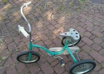 Rowerek dziecięcy retro trójkołowy z metalu