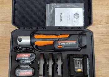 Zaciskarka Praska VEVOR 32kN Zestaw M15 M22 M28 Miedź Stal (Opcja PEX)