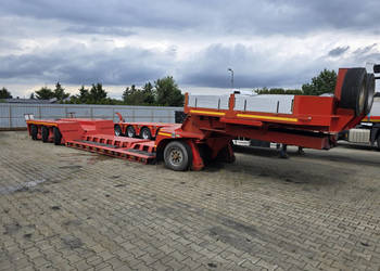 Naczepa niskopodwoziowa NICOLAS B4763D (ładowność 41 100 kg, DMC 63 t)