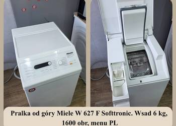Pralka od góry Miele W 627 F Softtronic | 6 kg | 1600 obr | menu PL