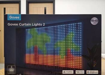 Kurtyna świetlna LED Govee Curtain Lights 2 H70B4 RGB 1040 LED 3x2 m IP65