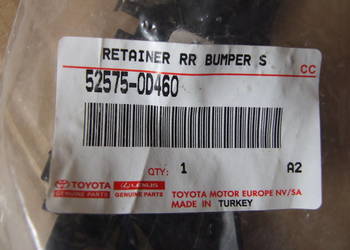 Uchwyt ślizg zderzaka Toyota Yaris prawy tył  52575-0D46