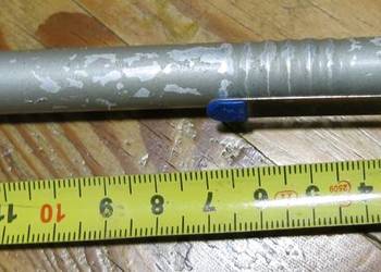 Latarka w kształcie długopisu, szara, plastikowa, 13 cm, z klipsem