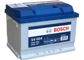 Akumulator Bosch 60Ah 540A EN S4004 PRAWY PLUS