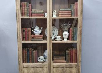 Orzechowa Biblioteka w Stylu Biedermeier AntykiMarki.pl