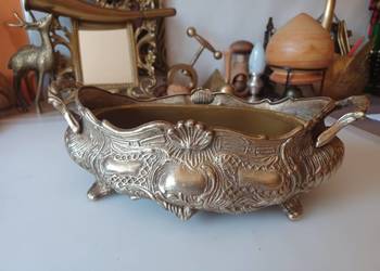 Piękna, mosiężna żardiniera.