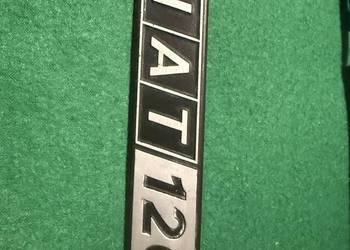 Aluminium emblemat fiat 126 bambino