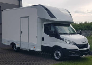 Iveco Daily KONTENER NISKOPODŁOGOWY 4,43x2,23x2,42 SKLEP BAR FOODTRUCK KAM…