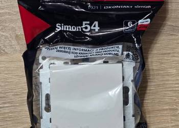 Kontakt Simon 54 Przycisk pojedynczy zwierny bez piktogramu DP1.01/11