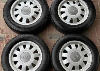 Oryginalne alufelgi Audi 15" + Opony zimowe Nokian Snowproof 195/65 R15