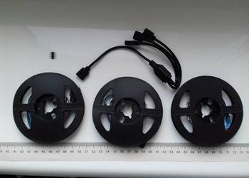 LED RGB 12V 4pin 1m, 3x oświetlenie dla płyt głównych komputerów stacjonarn