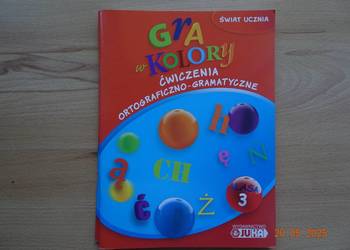 Gra w kolory. Ćwiczenia ortograficzno- gramatyczne.