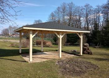 Altana 4x4 (Montaż, Dostępny każdy wymiar ) Wiaty Garaże