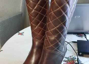Nowe buty kozaki sprowadzone z Brazylii - skóra