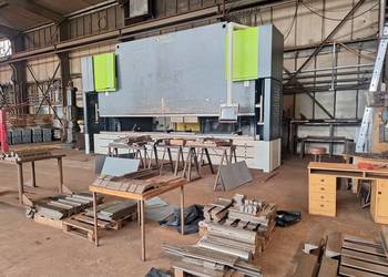 Prasa narzędziowa Safan Darley H-brake II 600 ton + narzędzia, stemple