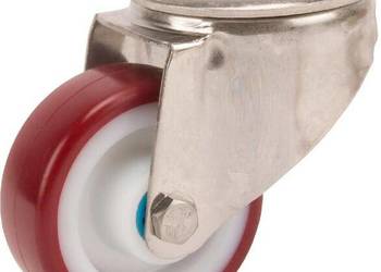 Koła skrętne ze stali nierdzewnej z powierzchnią z tworzywa sztucznego 847…