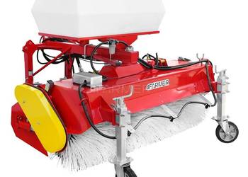 Zamiatarka 150 cm do traktora z koszem, pojemnikiem nawadniającym i boczną…