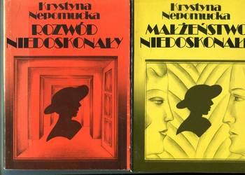 Zestaw 4 książek Krystyna Nepomucka Małżeństwo,Rozwód Miłość Samotność