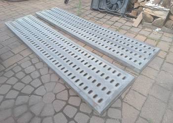 Najazdy trapy wjazdowe do lawety 230 x 50 cm , staowe , ocynkowane