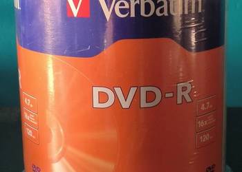 Płyty DVD-R Verbatim 100 + 5 sztuk. NOWE w folii