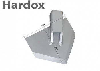 Lemiesz HARDOX S22A220B200l części do glebogryzarki IMANTS