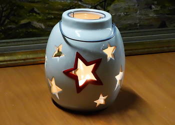 Ceramiczny lampion / świecznik dekoracyjny Ceramiczny lampion / świecznik dekoracyjny