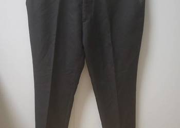 Spodnie męskie, eleganckie, garniturowe, czarne, rozm. 48