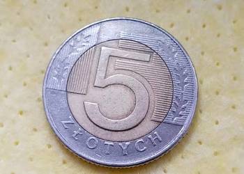 Moneta 5zl.z 1996 roku