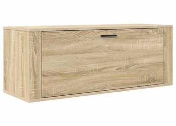 vidaXL Szafka na buty, ścienna, dąb sonoma(SKU:821023)