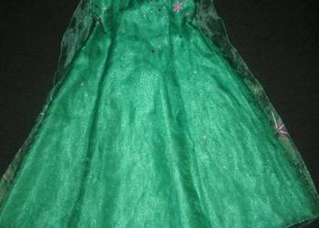 Strój kostium ELSA GORĄCZKA LODU KRAINA Frozen 5-6 lat 110-116cm DISNEY