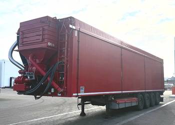 Naczepa wywrotka z Zasyssaniem z Wydmuchem do sypkich