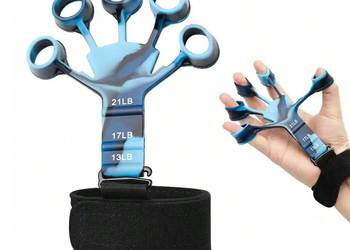 Finger Gripper sprzęt do ćwiczenia rąk | Czarno-niebieski