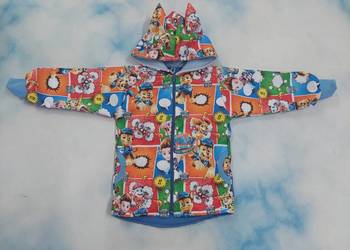 Kurtka przeciwdeszczowa ocieplana polarkiem Psi patrol rozmiar 110 cm