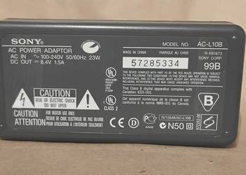 Ładowarka zasilacz Sony AC-L10B - oryginalny DC 8.4 V 1.5 A Handycam