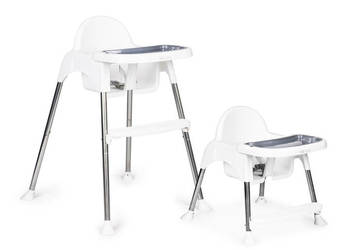 Krzesełko fotelik do karmienia 2w1 tacka pasy ECOTOYS