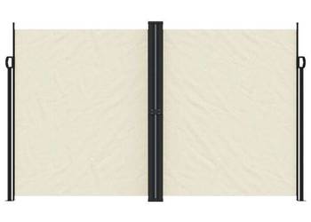vidaXL Zwijana markiza boczna, kremowa, 200x1200 cm(SKU:4004850)