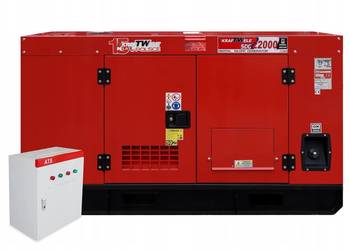 AGREGAT GENERATOR PRĄDOTWÓRCZY WYCISZONY 22kVA ATS