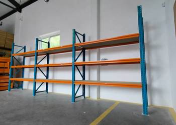 Regały magazynowe przemysłowe półkowe STOW H=200cm garaż magazyn kontener
