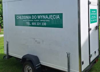 Chłodnia komunia wesele mobilna przyczepa do wynajęcia