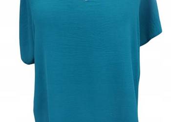 Bluzka TOP CAMILLA damska rozmiar 52 biust 120cm -morski